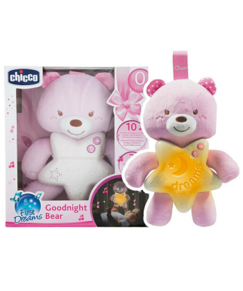 Chicco muzicka igračka i svetlosni projektor Goodnight roze Meda
