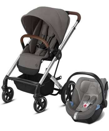 Cybex Balios S kolica za bebe 2 u 1 sa Aton 5 auto sedištem Soho grey