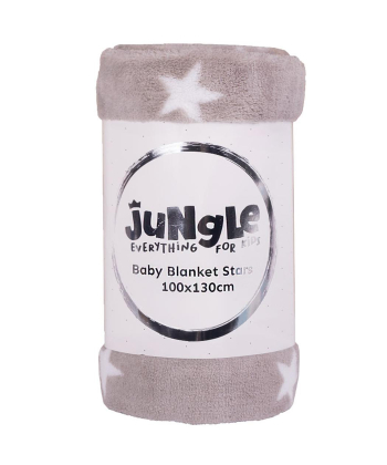 Jungle ćebe za bebe Zvezdice 100X130 cm - Cream
