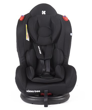 Kikka Boo Hood Auto Sedište za bebe od 0 do 25 kg Black