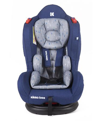 Kikka Boo Hood Auto Sedište za bebe od 0 do 25 kg Dark Blue