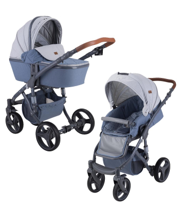 Lorelli Bertoni Kolica za bebe 2 u 1 Rimini Light Grey
