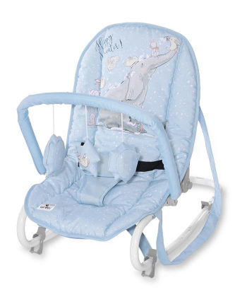 Lorelli Bertoni ležaljka za bebe Eliza Tender Blue Fun