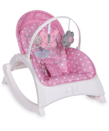Lorelli Bertoni ležaljka za bebe od 0 do 18 kg Enjoy Pink Balet