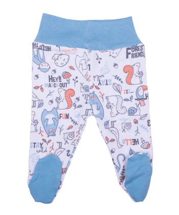 My Baby pantalone za bebe sa stopicama Forest Plava Vel. 56,62 - 231084