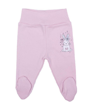 My Baby pantalone za bebe sa stopicama Roze Vel. 56,62 - 232066