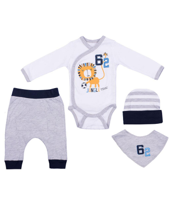 My baby komplet za dečake 4u1 Lion 0-6 meseci