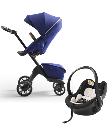 Stokke Xplory X kolica sa Izi Go Modular X1 auto sedištem za bebe 2 u 1 - Royal Blue