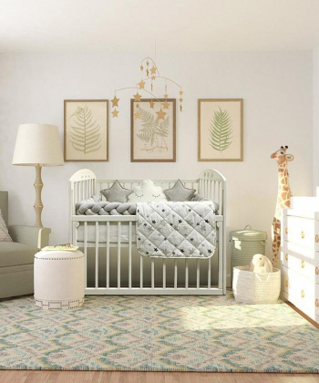 Textil Bambino komplet posteljina za krevetac za bebe Siva - 120x60 cm