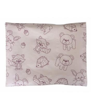 Textil Jastučnica za bebe Šumsko Carstvo Roze 60x40 cm