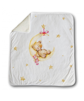 Textil pokrivač za bebe Sanjalica - Roze