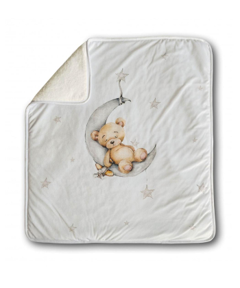 Textil pokrivač za bebe Sanjalica - Siva