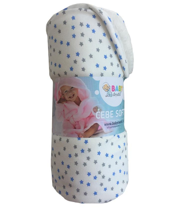 Textil ćebe za bebe Softy 80x90 cm - Zvezdice