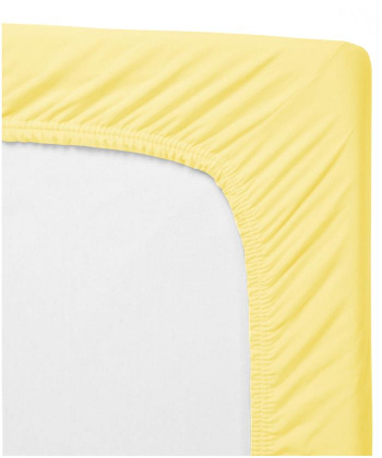Textil čaršav za dušek za bebe 120X60 cm sa lastišom Žersej - Žuti