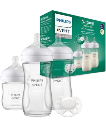 Avent set natural response staklene flasice sa varalicom SCD878/11