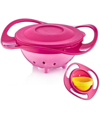 BabyJem činija za hranjenje bebe rotirajuća 360 - Pink