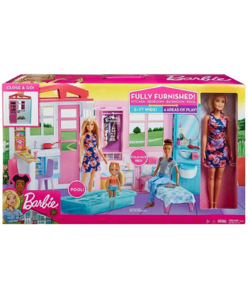 Barbie Close & Go sklopiva kuća za lutkice - 34487