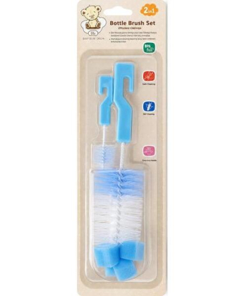 BBO četka za flasice i cucle 2 u 1 Blue 0m+  21002B