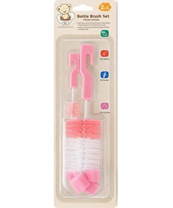 BBO četka za flasice i cucle 2 u 1 Pink 0m+ 21002P
