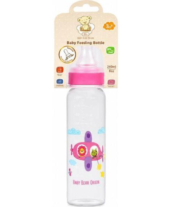 BBO Classic plastična flašica za bebe 240ml Pink 44674P