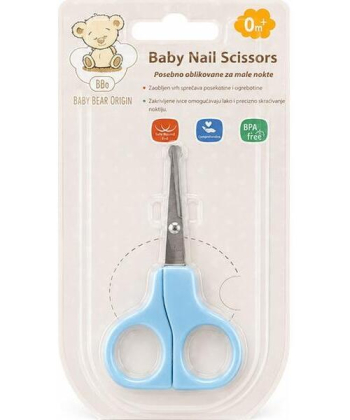 BBO makazice za nokte za bebe Blue 48454B