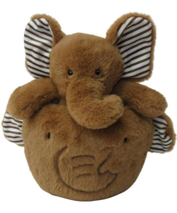 BBO plišana igračka i ćebe za bebe Brown Elephant
