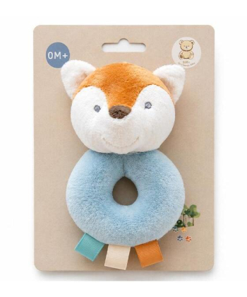 BBO plišana igračka zvečka za bebe ring Fox Yt24458