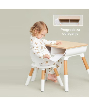 BBO set dečiji sto i stolica - Natur