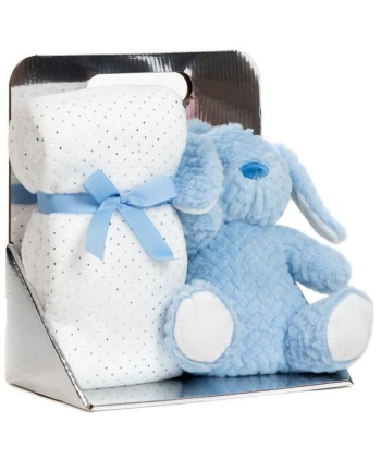 BBO set za bebe ćebe sa igračkom – Blue Rabit