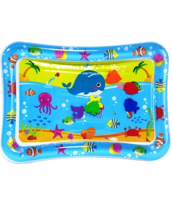 BBO vodena podloga za igru bebe Light Blue Whale 67x49 cm