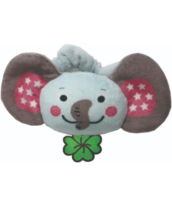 Biba Toys plišana traka za ruku sa zvečkom Slonče A095553