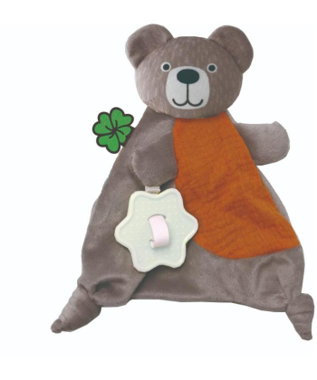 Biba Toys umirujuća igračka za bebe ćebence Meda A095556