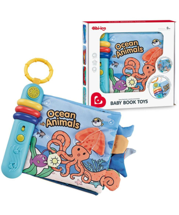 Bibi Inn muzička knjiga za bebe Ocean animals - 1043549