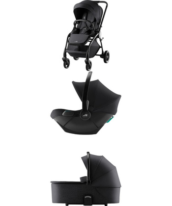 Britax Romer RIO kolica za bebe 3 u 1 do 22 kg - Carbon Black