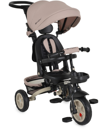 Byox Explorer sklopivi tricikl za decu sa rotirajućim sedištem do 25 kg Beige