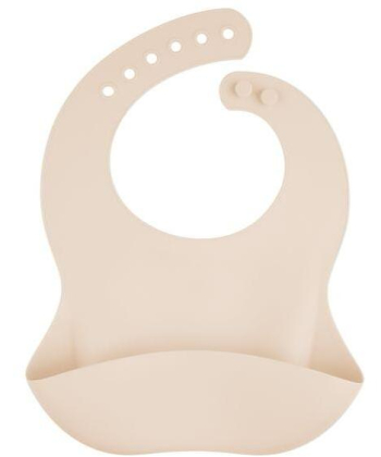 Canpol Babies silikonska portikla za bebe sa džepom 51/030 cream