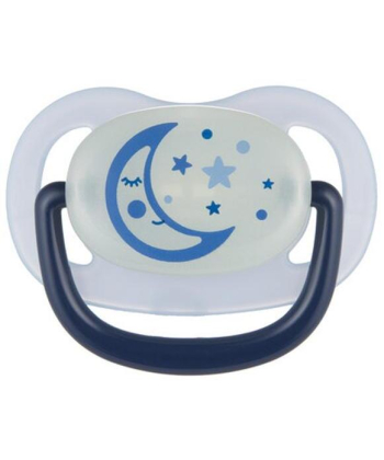 Canpol Babies silikonska varalica 0-6m night dreams 22/500 1kom blue