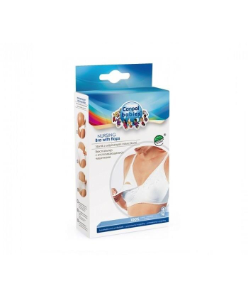 Canpol Babies grudnjak za dojilje beli classic 80dd 26/768
