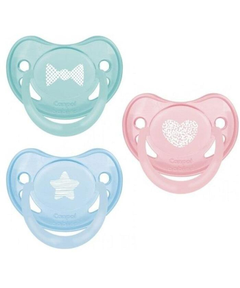 Canpol Babies varalica orthodontic silicone 6 - 18 m 1pc pastelove