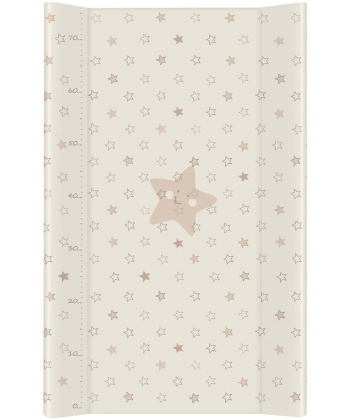 Ceba Baby meka podloga za presvlačenje bebe Zvezdice bež 80x50 cm 41110200