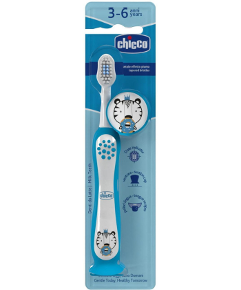 Chicco četkica za zube za decu Tiger Blue 3-6 godina