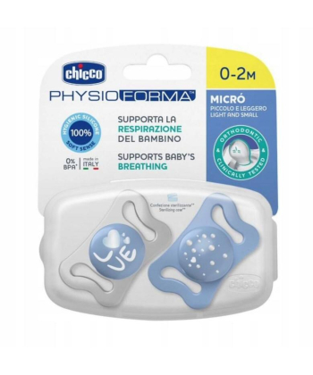 Chicco laža za devojčice Micro silikon 0-2 meseca Plava - A075992