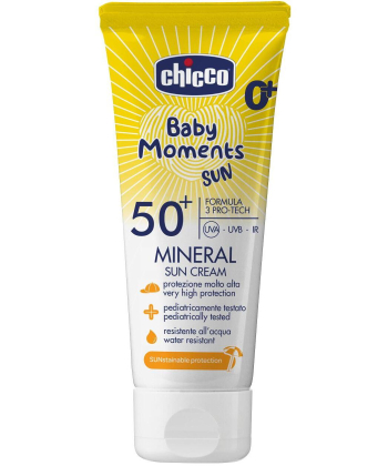 Chicco mineralna krema za sunčanje bebe SPF50+ 75ml