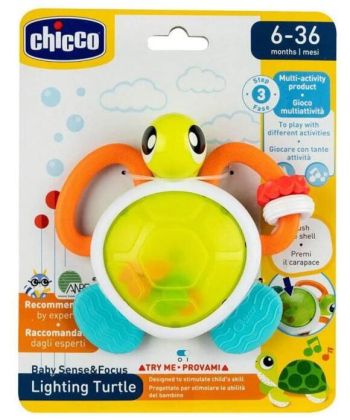 Chicco svetleća zvečka za bebe Kornjača - A081531