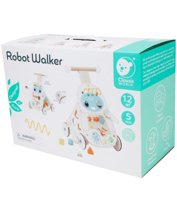 Classic World Montesori hodalica Robot Drvena igračka za decu - 30826