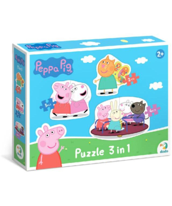 Dodo puzzle za decu Peppa prase 3u1 339 - A066191
