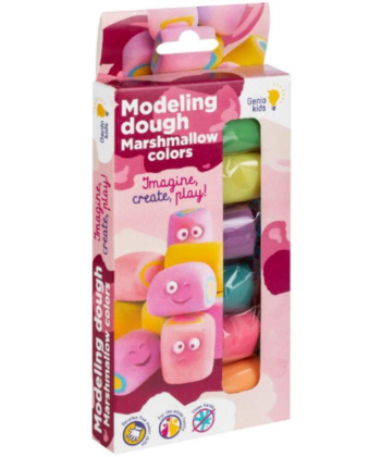 Dream Makers plastelin za decu 6 Marshmallow boja - A073525