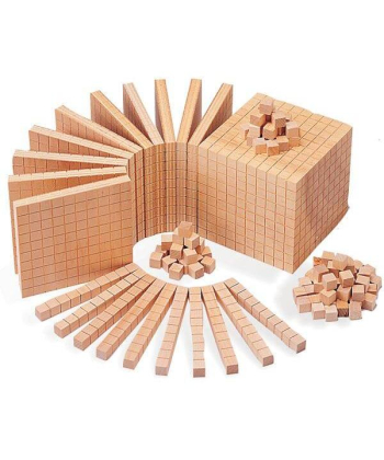 Drvena kocka desetica igračka za decu - 9060