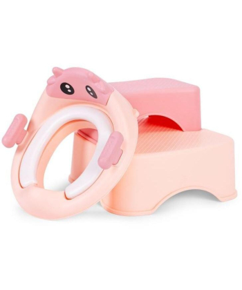 ECOTOYS adapter za WC šolju sa stepenicama i platformom Roze HA-P17-18-PK