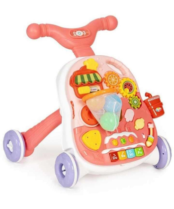 ECOTOYS edukativna guralica za decu 2u1 pink - HE0815